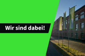 Bild zeigt Flaggen vor dem Gebäude der Vocatium