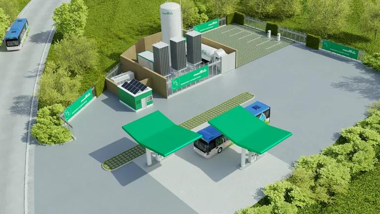 Visualisierung Wasserstofftankstelle Meckenheim-Kottenforst