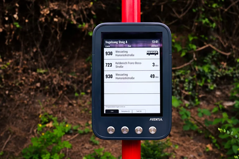 Digitale Haltestelle
