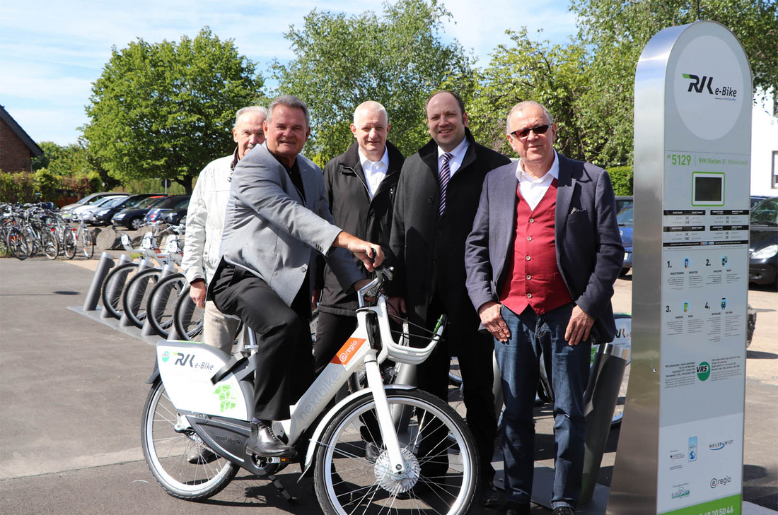 RVK e-Bike-Station in Weilerswist eröffnet
