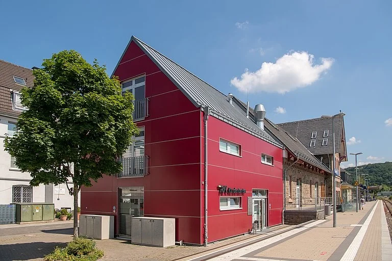Ansicht des Kundencenters in Overath