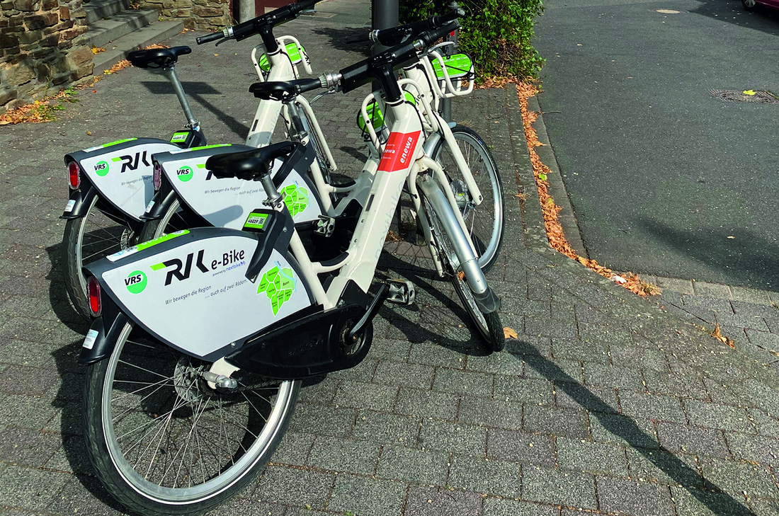 Ein RVK e-Bike im Rhin-Sieg-Kreis