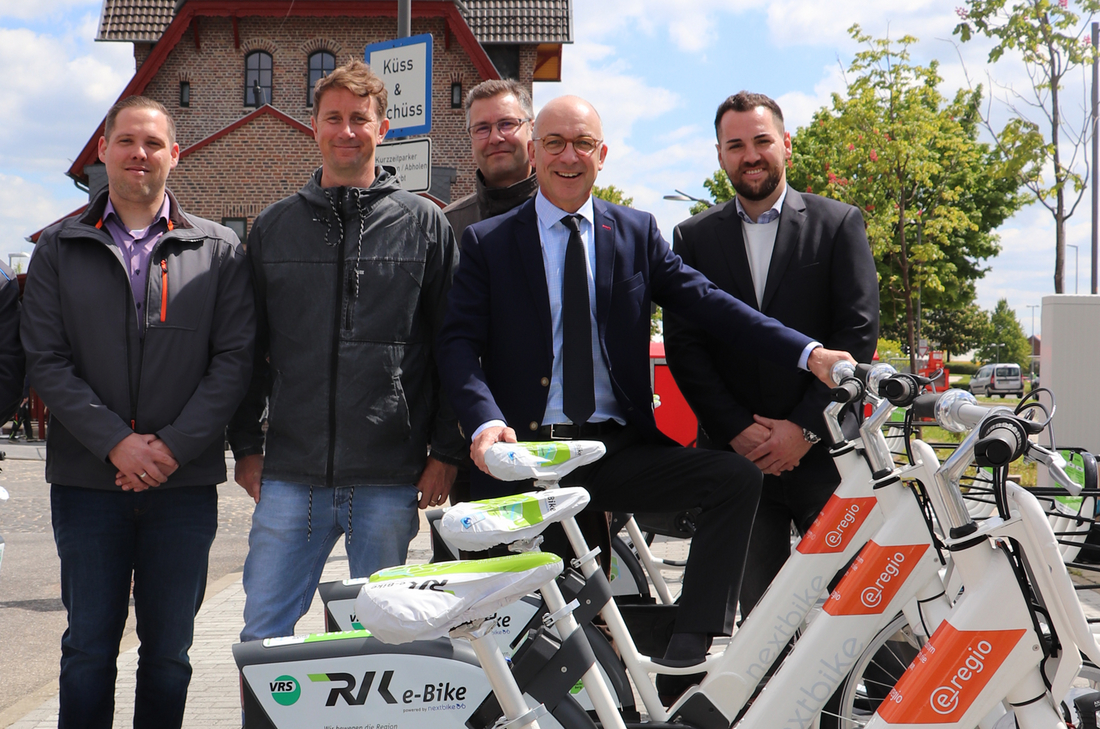 RVK e-Bike-Station in Meckenheim eröffnet