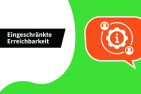 Eingeschränkte Erreichbarkeit bei der Buchung von AST, MiKE und TaxiBus