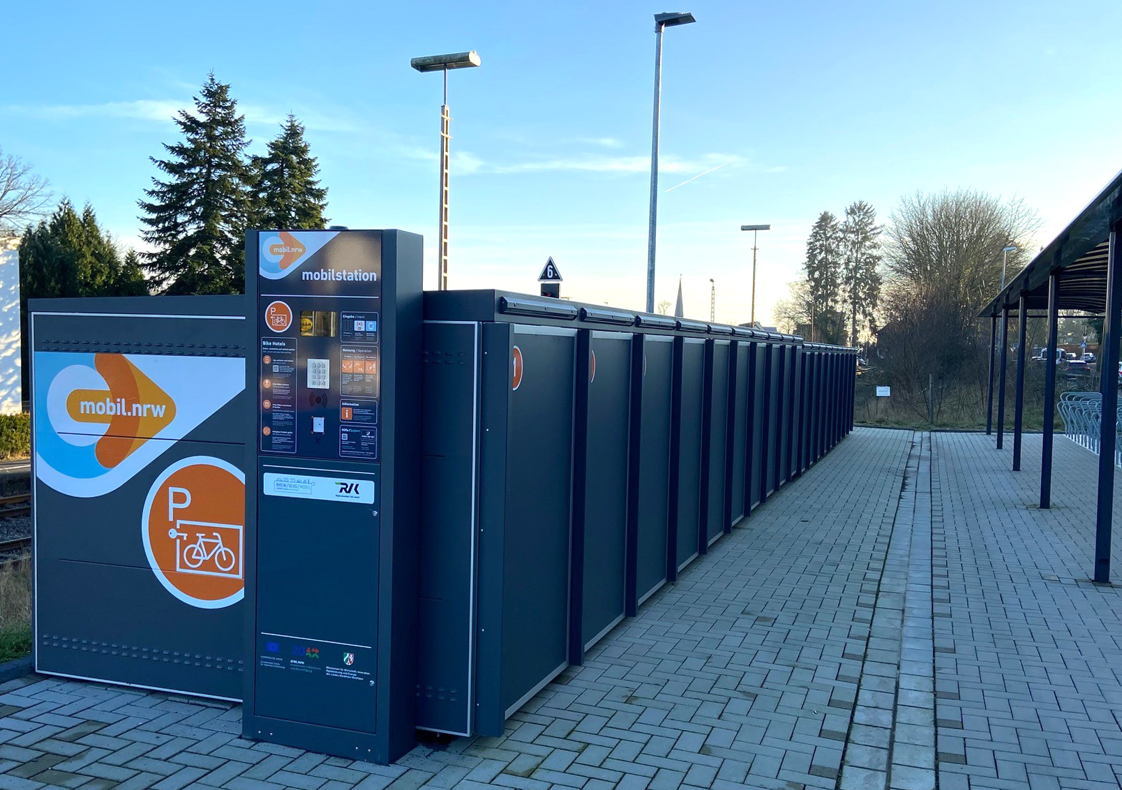 Die Fahrradboxen in Rösrath